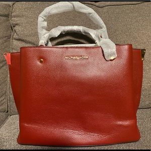 Red Michael Kors shoulder bag